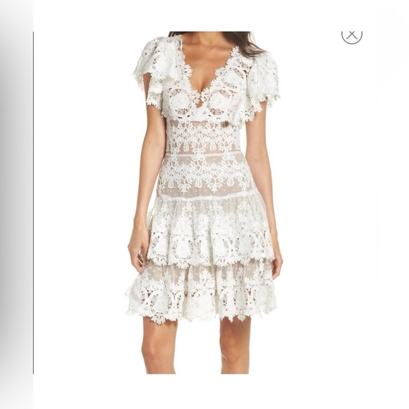 Bronx and Banco white lace Beverly dress. Size XS - Picture 1 of 16